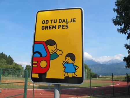 Poljubi in pelji pri radovljiški osnovni šoli